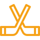 Hockey sticks icon